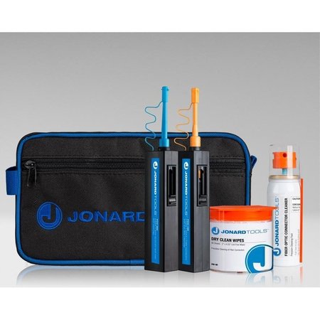 JONARD TOOLS Fiber Cleaning Kit with Carrying Case TK-182